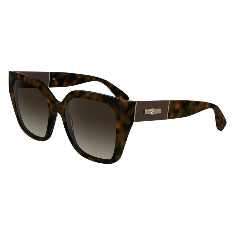 Longchamp Acetate Solbriller Dame Mørke | NOTC7909