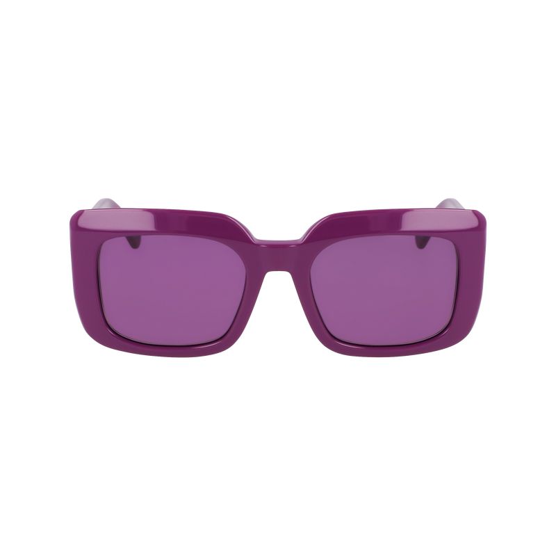 Longchamp Acetate Solbriller Dame Violet | NOLI7923