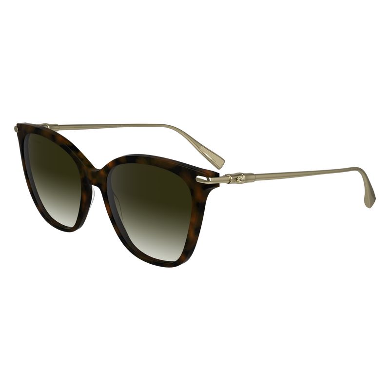 Longchamp Acetate / Metal Solbriller Dame Mørke | NOUZ7950