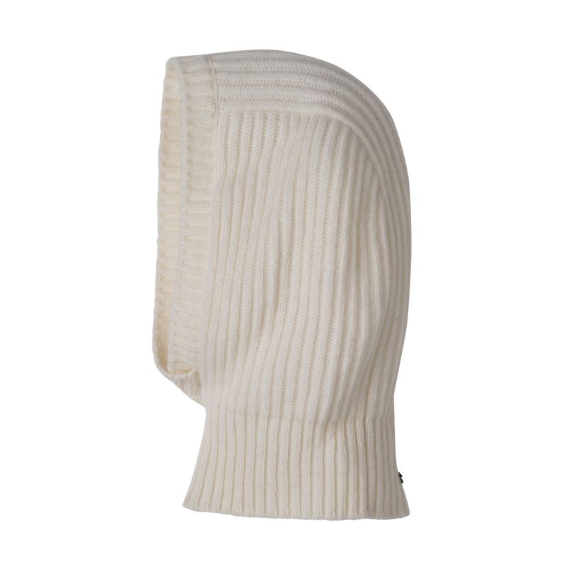 Longchamp Balaclava Knit Hatt Dame Ecru | NOXY8196