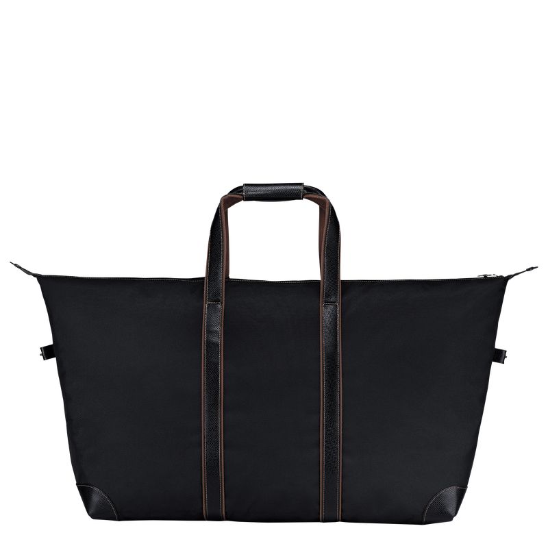 Longchamp Boxford L Recycled canvas Reiseveske Herre Svarte | NOTC7233