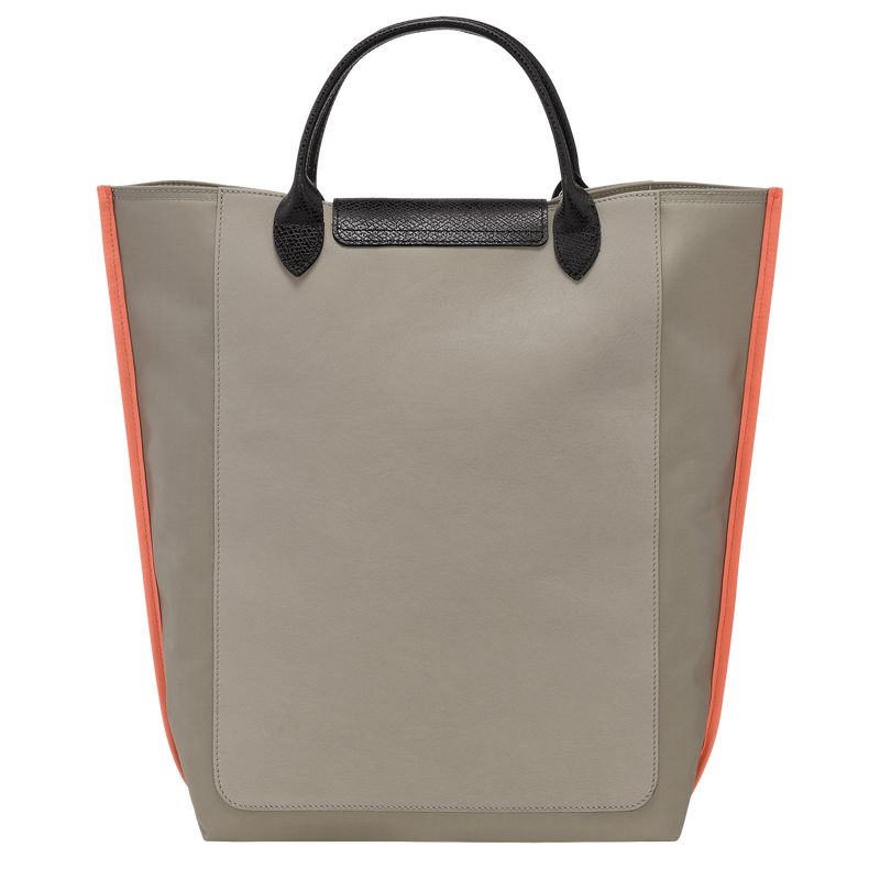 Longchamp Cabas M Tote Canvas Håndveske Herre Clay | NOHA7473