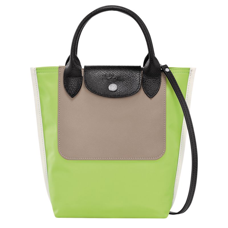 Longchamp Cabas XS Tote Canvas Håndveske Herre Grønn Lyse | NOCT7467