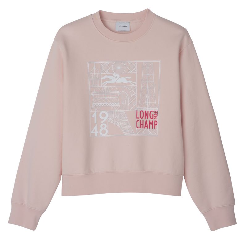 Longchamp Jersey Sweatshirt Dame Ballerina | NOMQ7827