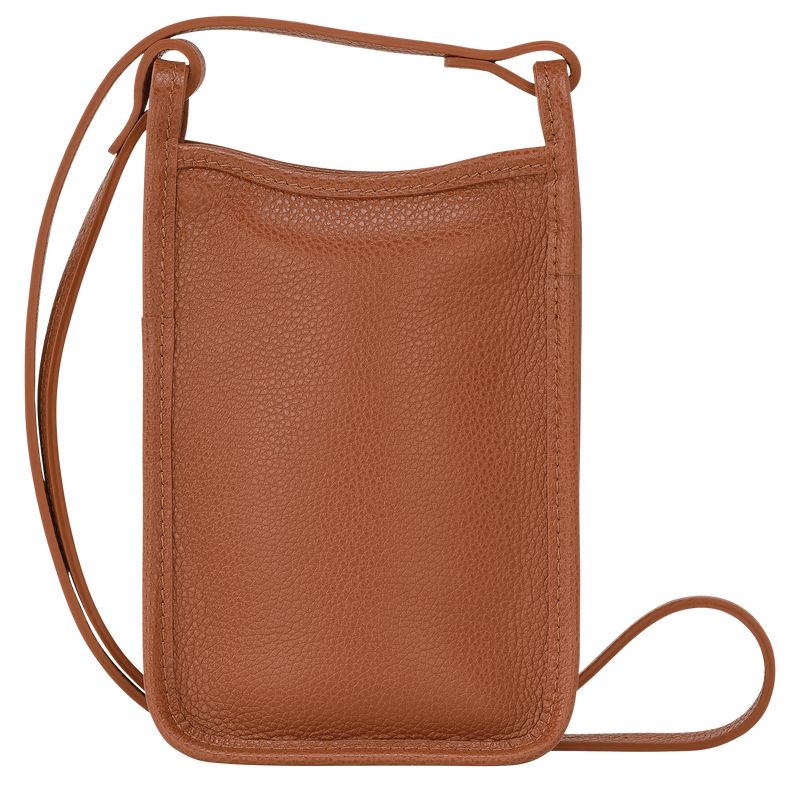 Longchamp Le FoulonnÉ 1 Leather Deksel Herre Caramel | NOJP7297