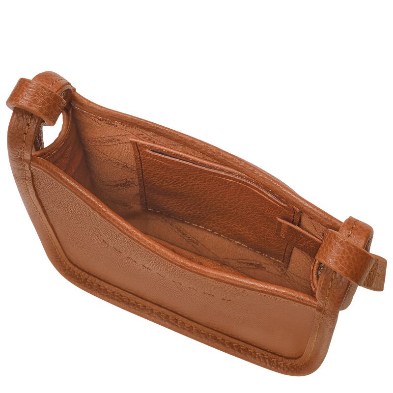 Longchamp Le FoulonnÉ 1 Leather Deksel Herre Caramel | NOJP7297