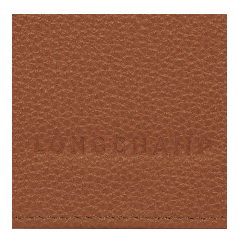 Longchamp Le FoulonnÉ Continental Leather Lommebok Dame Caramel | NORV8577