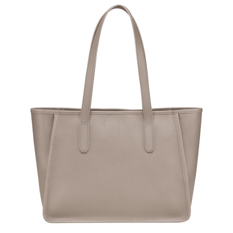 Longchamp Le FoulonnÉ L Tote Leather Skulderveske Dame Turtledove | NOMQ8866