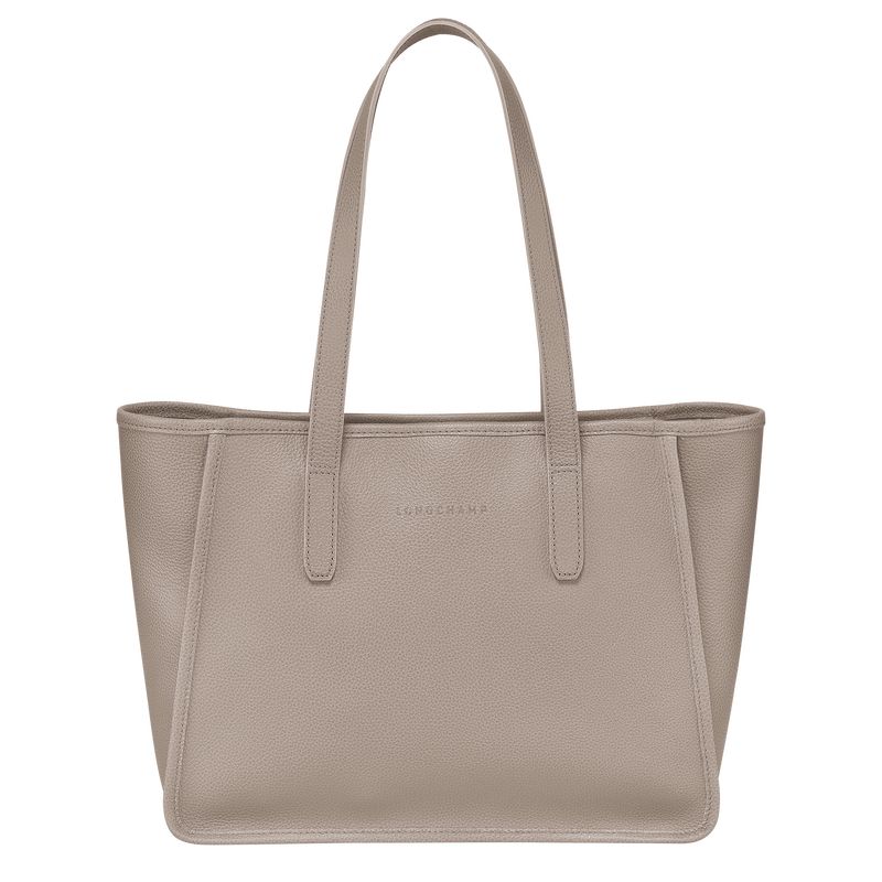 Longchamp Le FoulonnÉ L Tote Leather Skulderveske Dame Turtledove | NOMQ8866