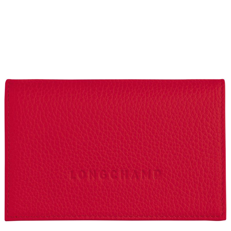 Longchamp Le FoulonnÉ Leather Kortholder Dame Love | NOPJ8519