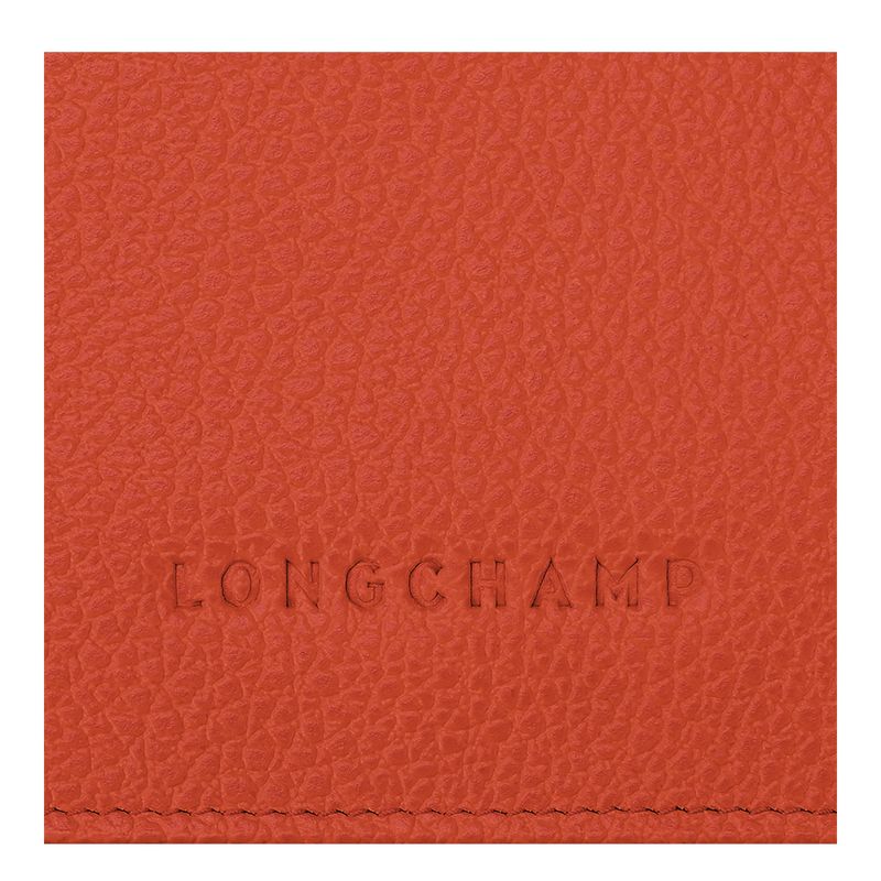 Longchamp Le FoulonnÉ Leather Lommebok Herre Paprika | NOJP7401