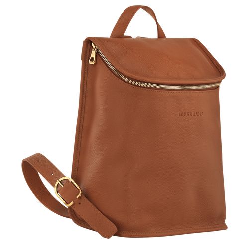 Longchamp Le FoulonnÉ Leather Ryggsekker Dame Caramel | NOYX8742