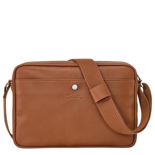 Longchamp Le FoulonnÉ M Camera Leather Crossbody Veske Herre Caramel | NODF7580