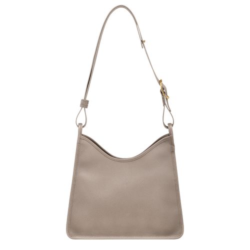 Longchamp Le FoulonnÉ M Hobo Leather Skulderveske Dame Turtledove | NOGS8826