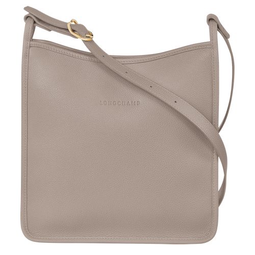 Longchamp Le FoulonnÉ M Leather Crossbody Veske Dame Turtledove | NOPJ8935