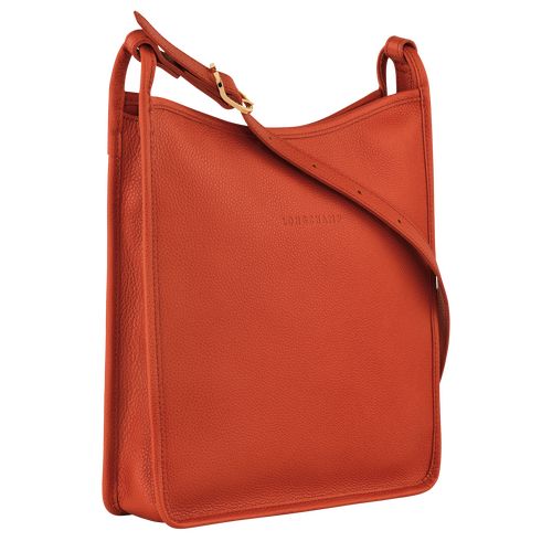 Longchamp Le FoulonnÉ M Leather Crossbody Veske Dame Paprika | NOSG8933