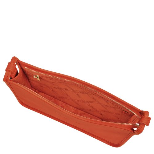 Longchamp Le FoulonnÉ M Leather Crossbody Veske Dame Paprika | NOSG8933