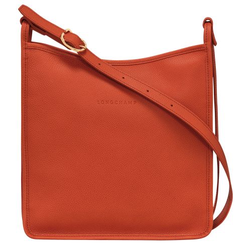 Longchamp Le FoulonnÉ M Leather Crossbody Veske Dame Paprika | NOSG8933