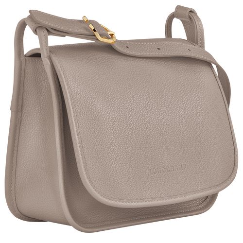 Longchamp Le FoulonnÉ M Leather Crossbody Veske Dame Turtledove | NOVR8922