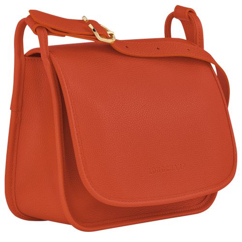 Longchamp Le FoulonnÉ M Leather Crossbody Veske Dame Paprika | NOBE8921