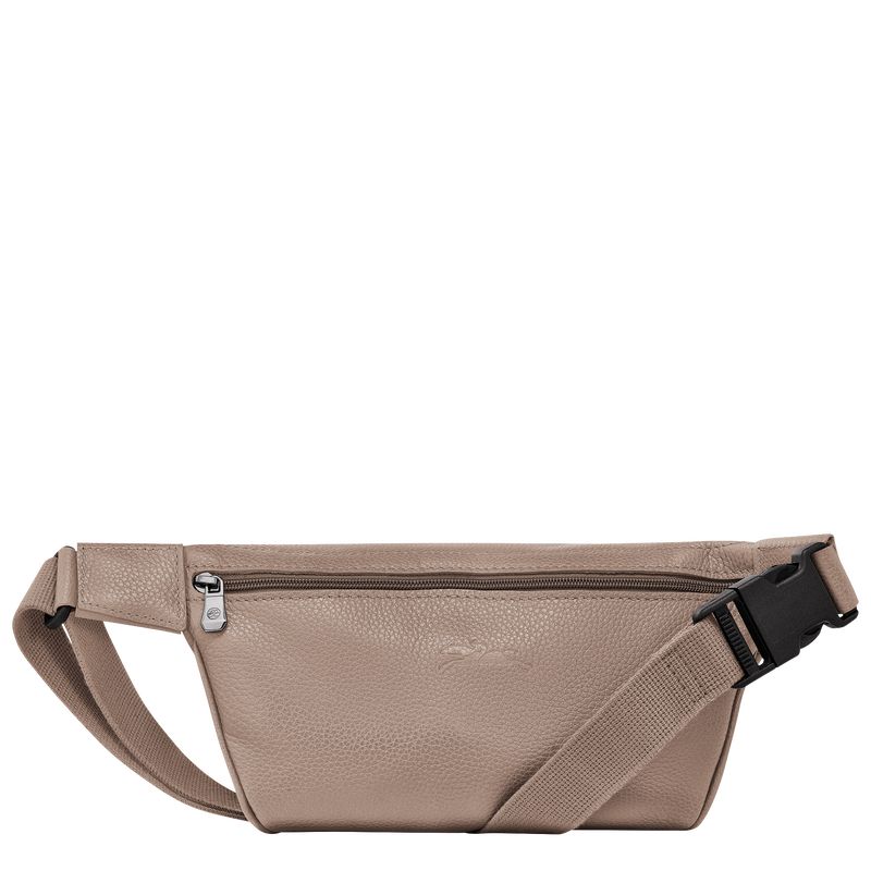 Longchamp Le FoulonnÉ M Leather Midjeveske Herre Turtledove | NOCT7519