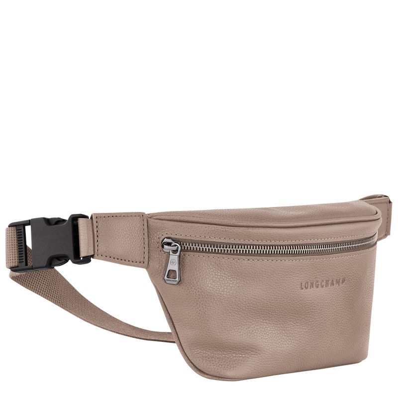 Longchamp Le FoulonnÉ M Leather Midjeveske Dame Turtledove | NOJP8772