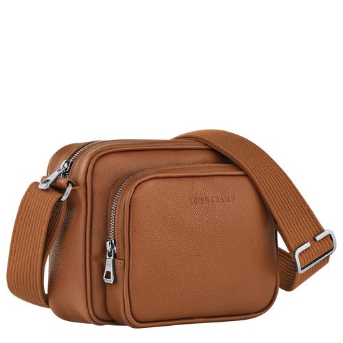 Longchamp Le FoulonnÉ S Camera Leather Crossbody Veske Herre Caramel | NOSG7581