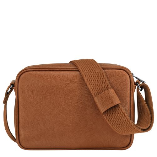 Longchamp Le FoulonnÉ S Camera Leather Crossbody Veske Herre Caramel | NOSG7581