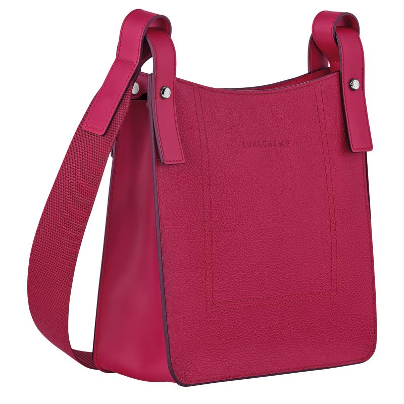 Longchamp Le FoulonnÉ S Leather Crossbody Veske Dame Beetroot | NONW8969