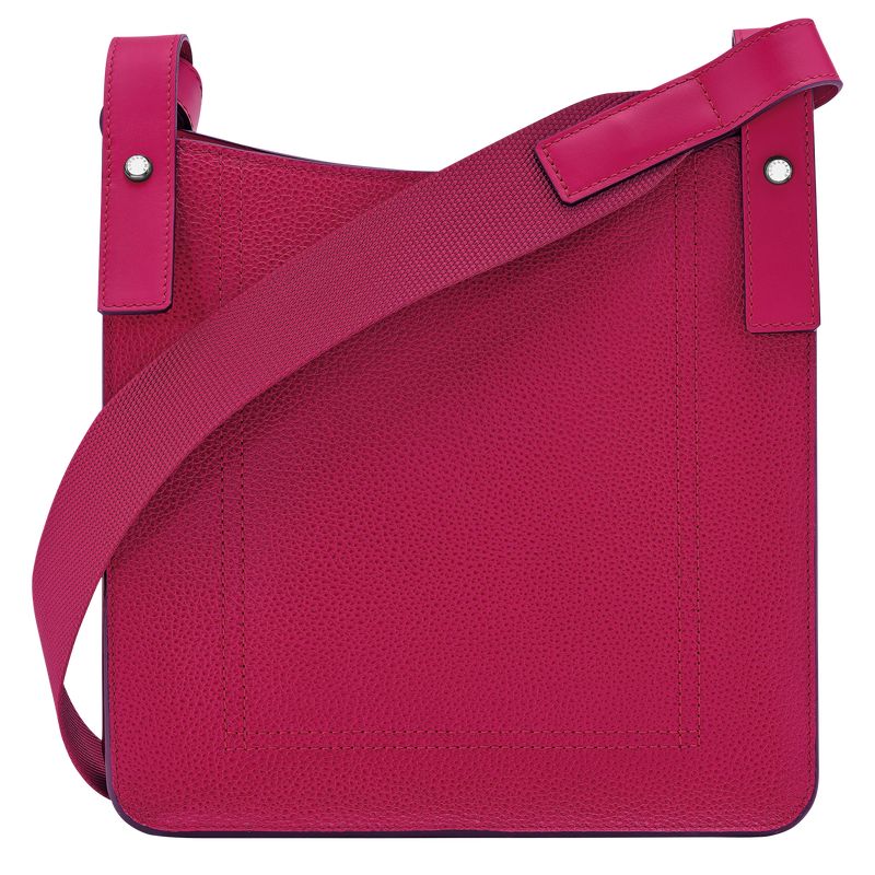 Longchamp Le FoulonnÉ S Leather Crossbody Veske Dame Beetroot | NONW8969