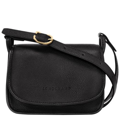 Longchamp Le FoulonnÉ S Leather Crossbody Veske Dame Svarte | NOVR8915