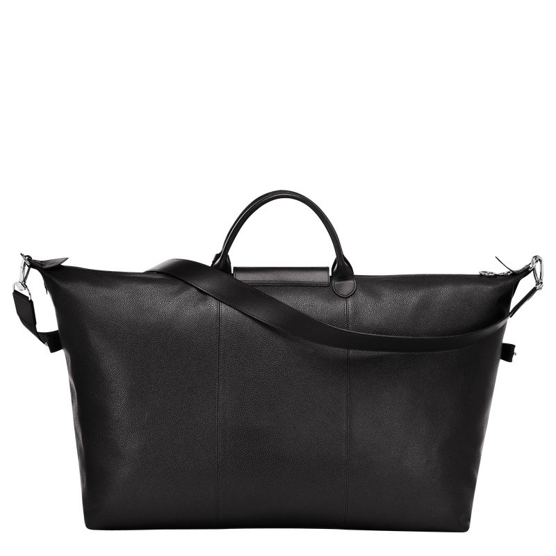 Longchamp Le FoulonnÉ S Leather Reiseveske Herre Svarte | NOWN7230