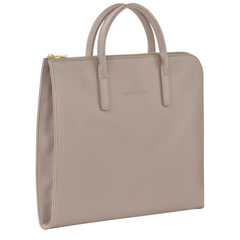 Longchamp Le FoulonnÉ S Leather Stresskoffert Herre Turtledove | NOXY7624