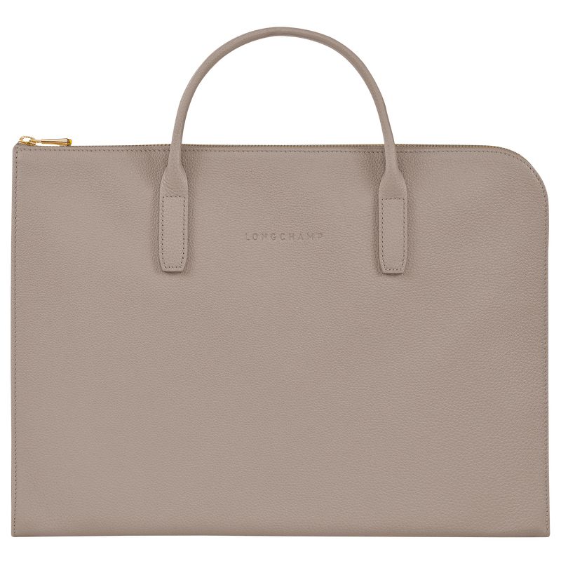 Longchamp Le FoulonnÉ S Leather Stresskoffert Herre Turtledove | NOXY7624