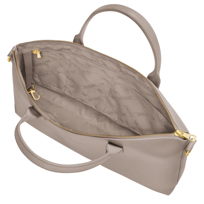 Longchamp Le FoulonnÉ S Leather Stresskoffert Herre Turtledove | NOBE7621