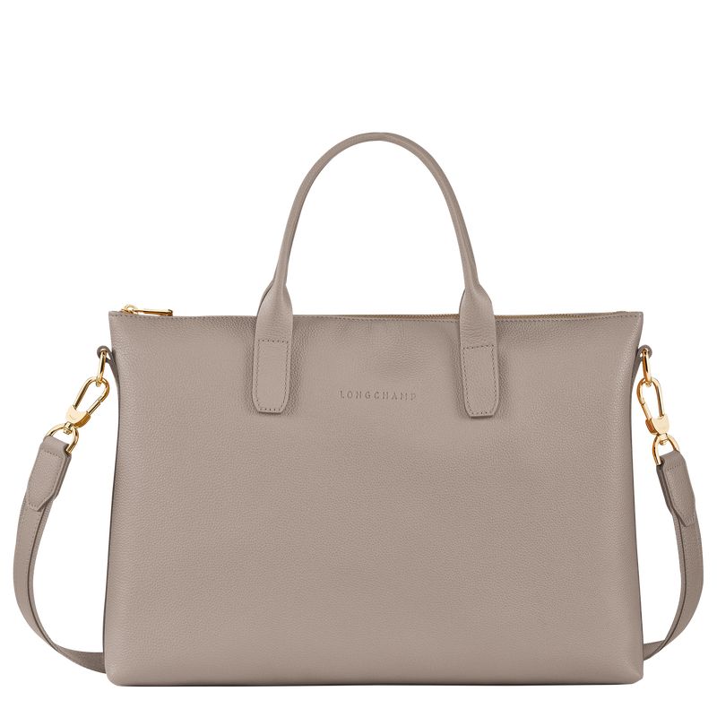 Longchamp Le FoulonnÉ S Leather Stresskoffert Herre Turtledove | NOBE7621