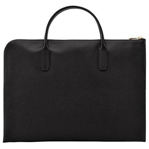 Longchamp Le FoulonnÉ S Leather Stresskoffert Herre Svarte | NOCT7614