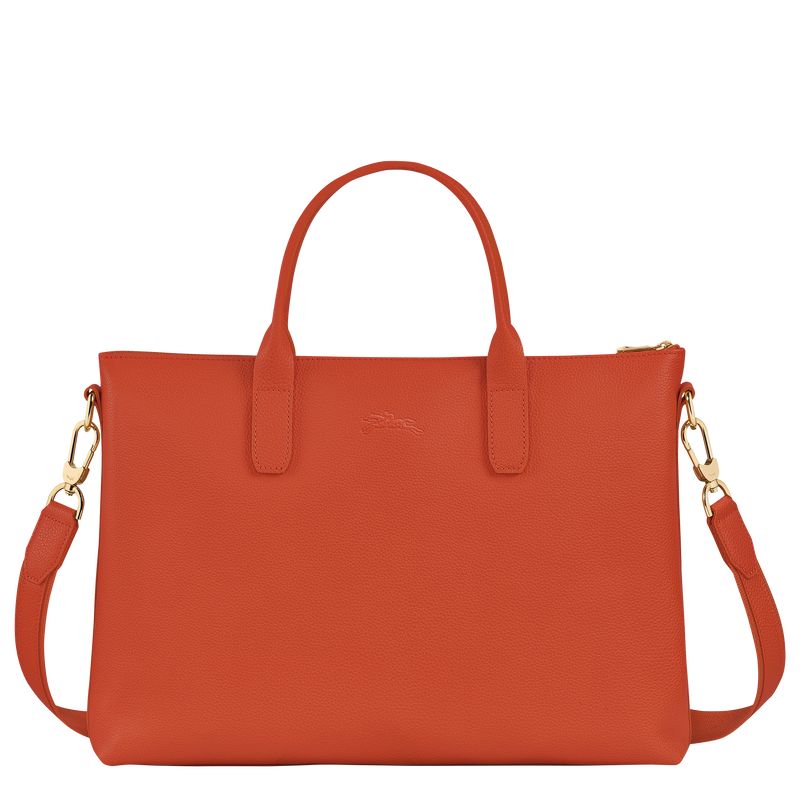 Longchamp Le FoulonnÉ S Leather Stresskoffert Dame Paprika | NOVR8655