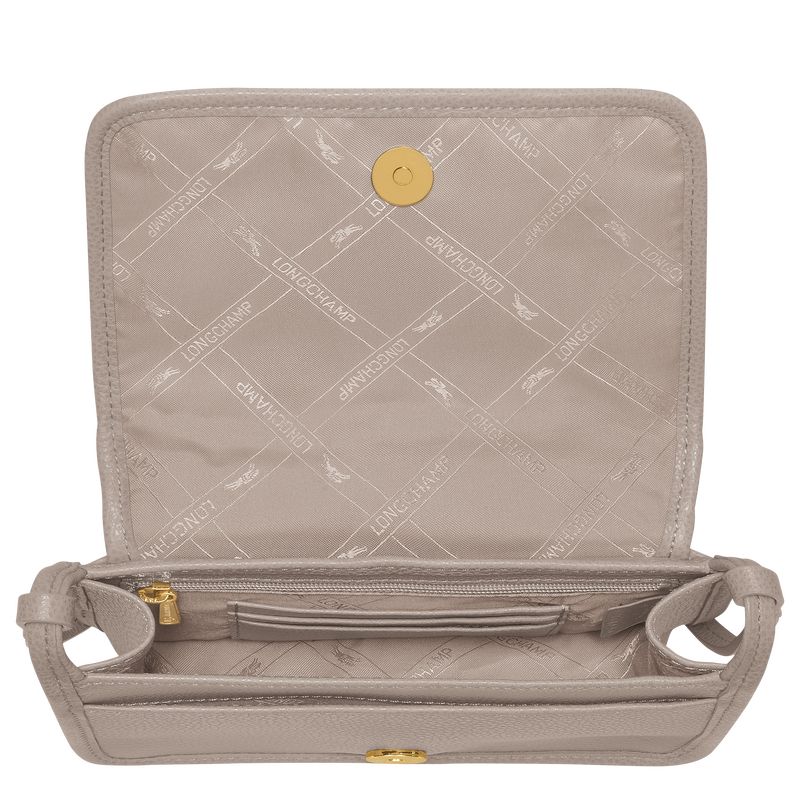 Longchamp Le FoulonnÉ XS Clutch Leather Lommebok Dame Turtledove | NOPJ8571