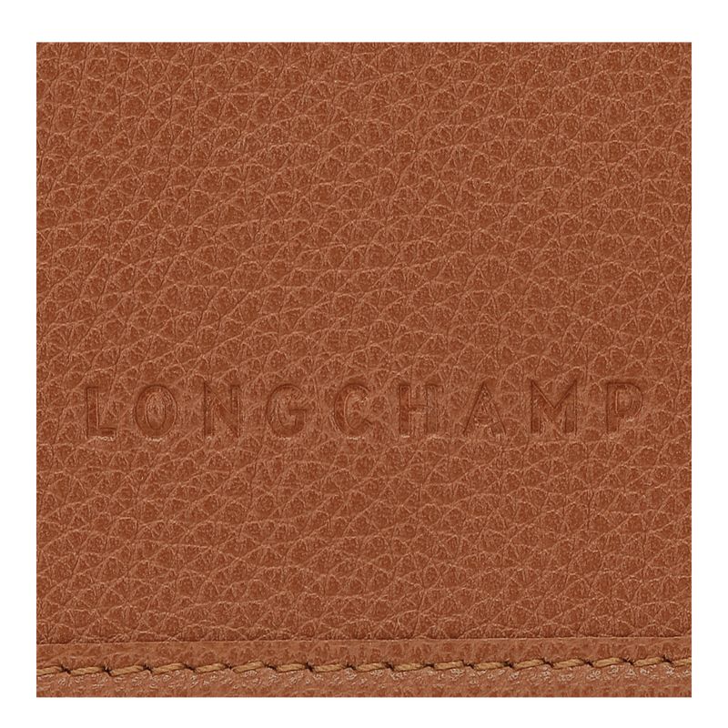 Longchamp Le FoulonnÉ XS Clutch Leather Lommebok Dame Caramel | NODF8568