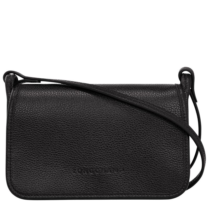 Longchamp Le FoulonnÉ XS Clutch Leather Lommebok Dame Svarte | NOFD8567