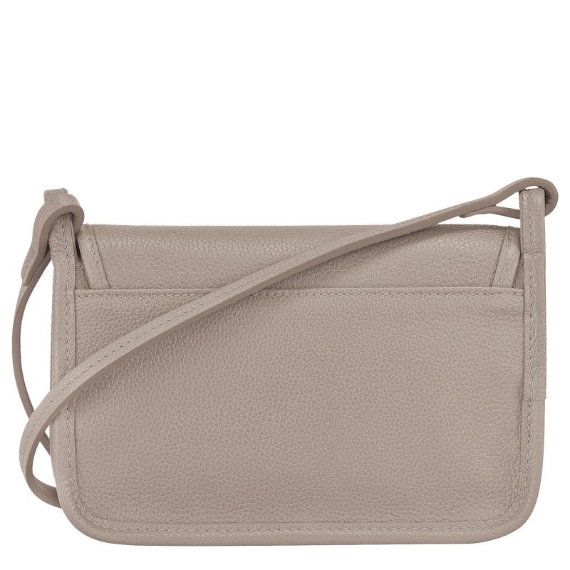 Longchamp Le FoulonnÉ XS Clutch Leather Pouches Dame Turtledove | NOQM8684