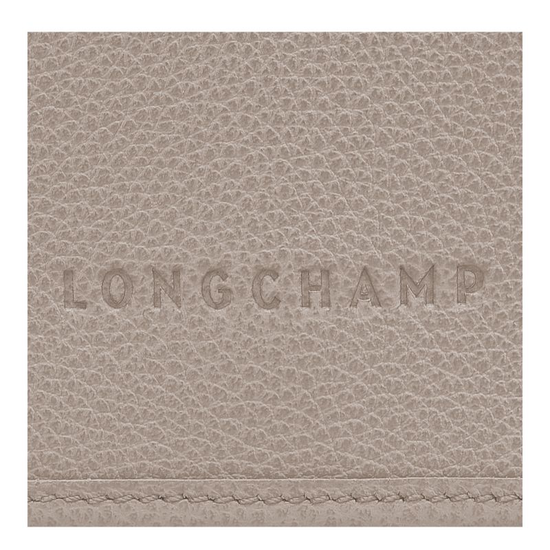 Longchamp Le FoulonnÉ XS Clutch Leather Pouches Dame Turtledove | NOQM8684