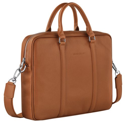 Longchamp Le FoulonnÉ XS Leather Stresskoffert Herre Caramel | NOBE7616