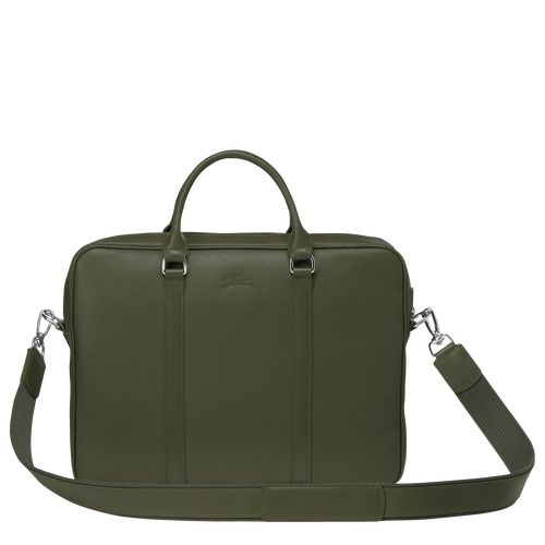 Longchamp Le FoulonnÉ XS Leather Stresskoffert Herre Khaki | NOZU7612