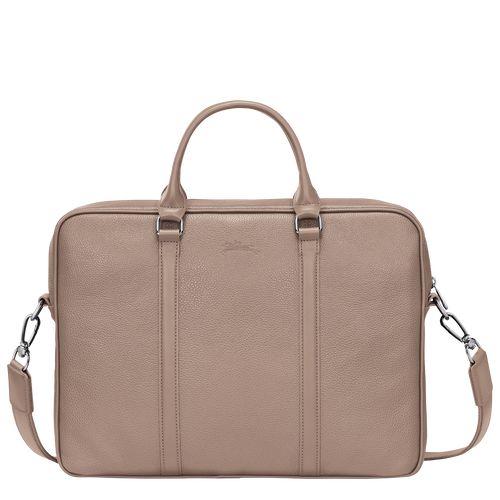 Longchamp Le FoulonnÉ XS Leather Stresskoffert Dame Turtledove | NOHA8648