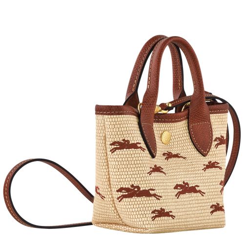 Longchamp Le Panier Pliage XS Basket Canvas Mini Vesker Dame Brune | NOJP9273