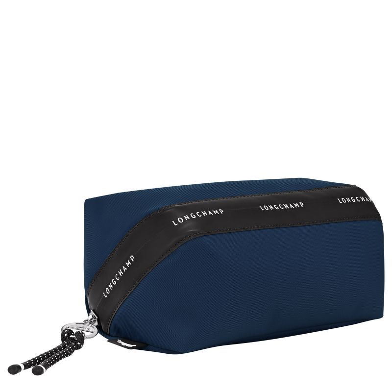 Longchamp Le Pliage Energy Canvas Pouches Dame Marineblå | NODF8385