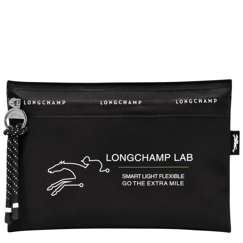 Longchamp Le Pliage Energy Canvas Pouches Herre Svarte | NONW7308