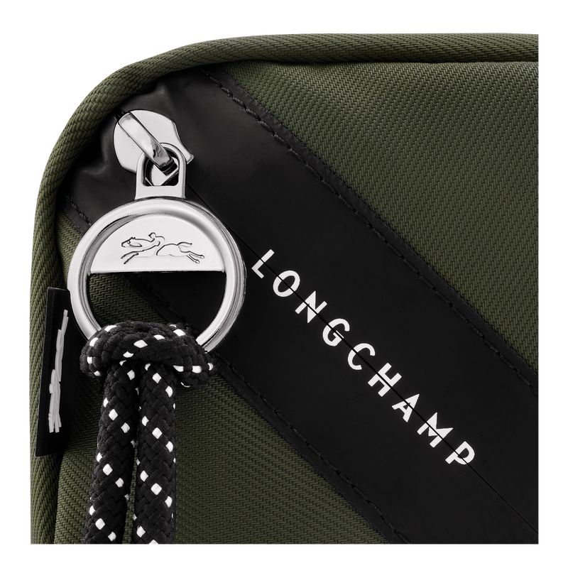 Longchamp Le Pliage Energy Canvas Pouches Herre Khaki | NOMQ7307